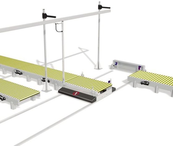 SOCO Transfer trollies for chain conveyor